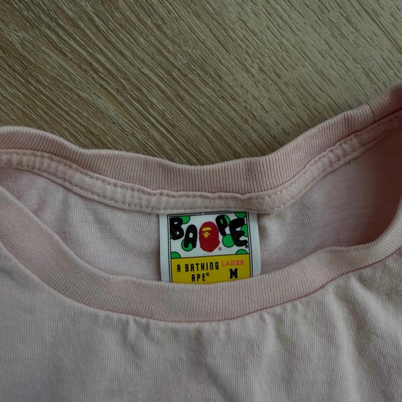 Bape Pink Camo Kids T-Shirt - Picture 3 of 5